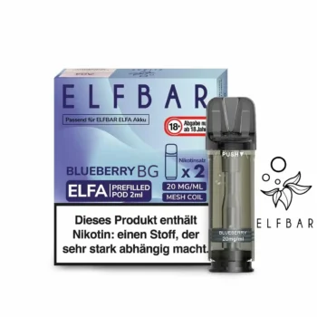 Elf Bar Elfa Blueberry BG Pods 2x 600 Züge