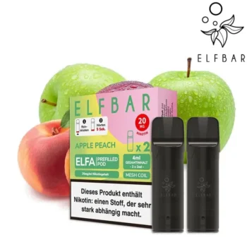 Elf Bar Elfa Apple Peach Pods 2x 600 Züge