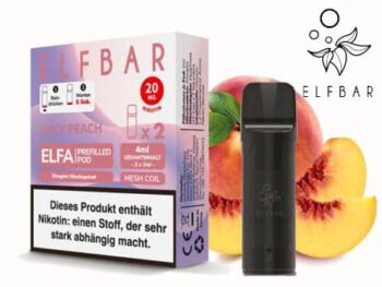 Elf Bar Elfa Juicy Peach Pods 2x 600 Züge