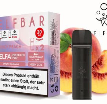 Elf Bar Elfa Juicy Peach Pods 2x 600 Züge