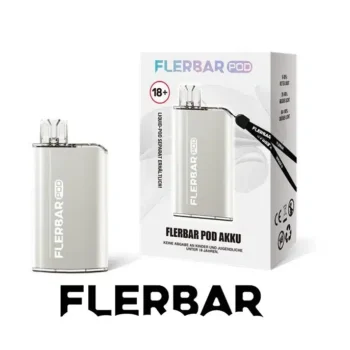 Flerbar Pod Akkuträger – Weiß/Silber